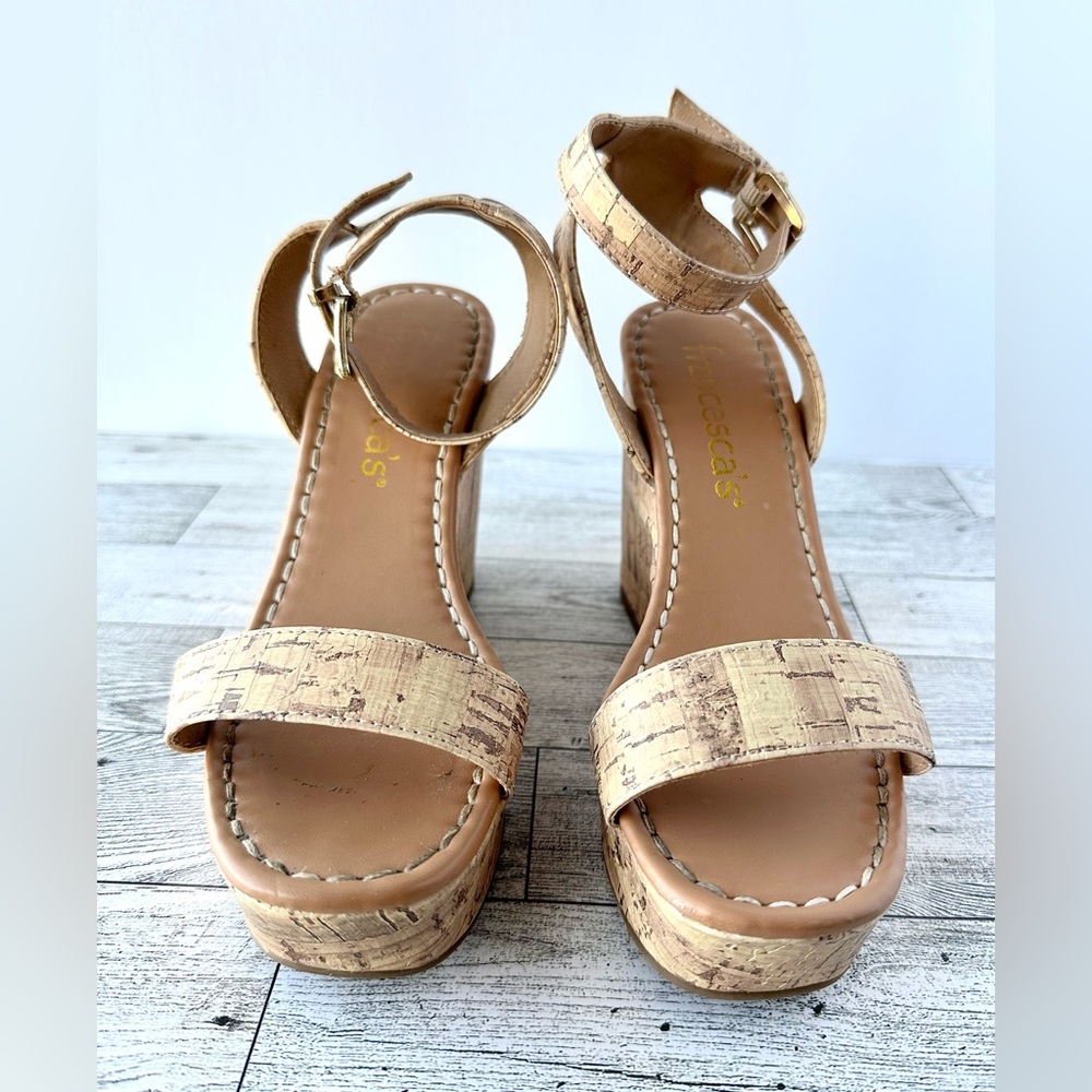Francesca’s Hailee Cork Wedge